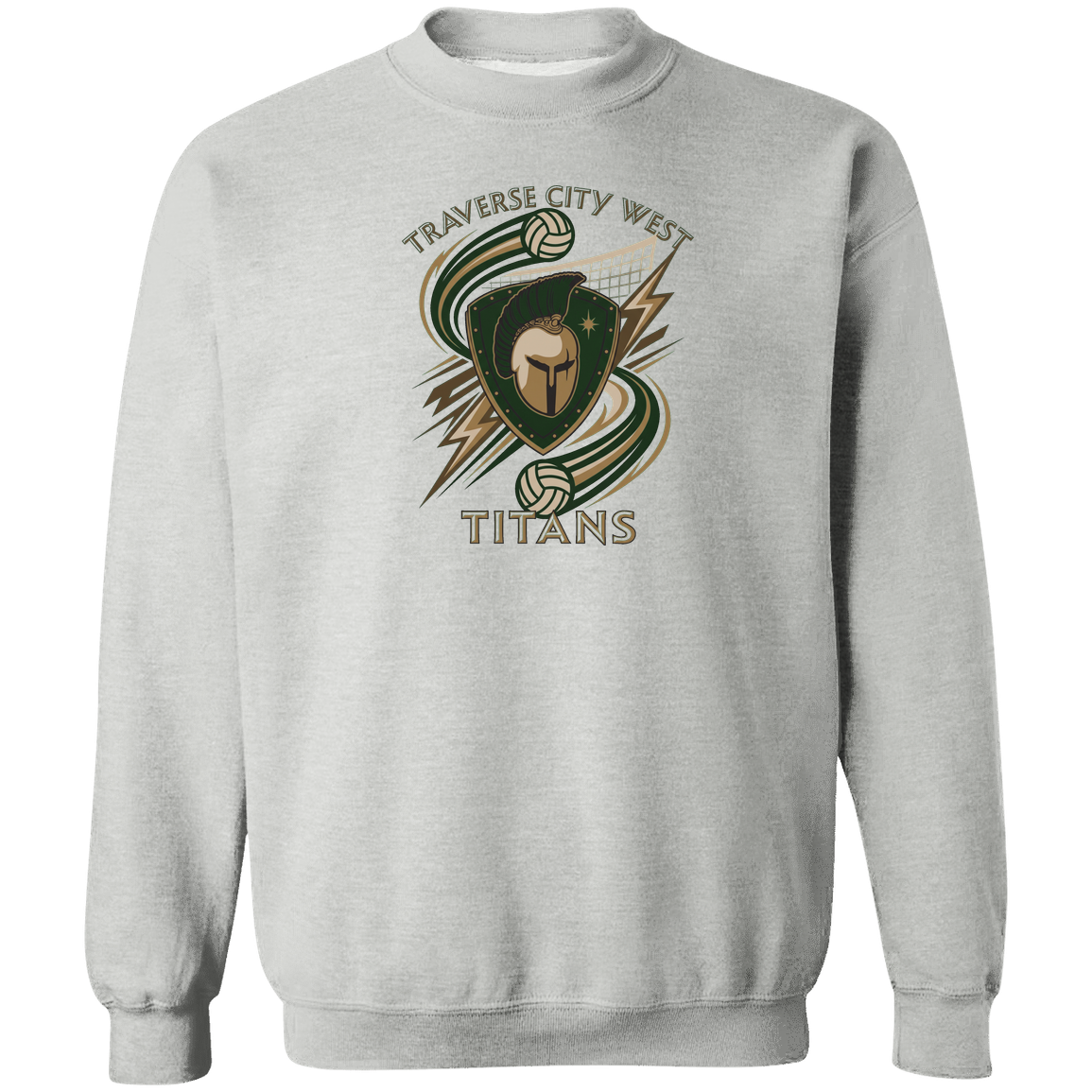 tc-titans-volleyball-rally-gildan-crewneck-pullover-sweatshirt — Sport Grey — Front — source sha256 191db75c3f0ca14026e95d9a9815706c20ba82ab19909ecf4ad8e7b6eec80e6f — Color position 1