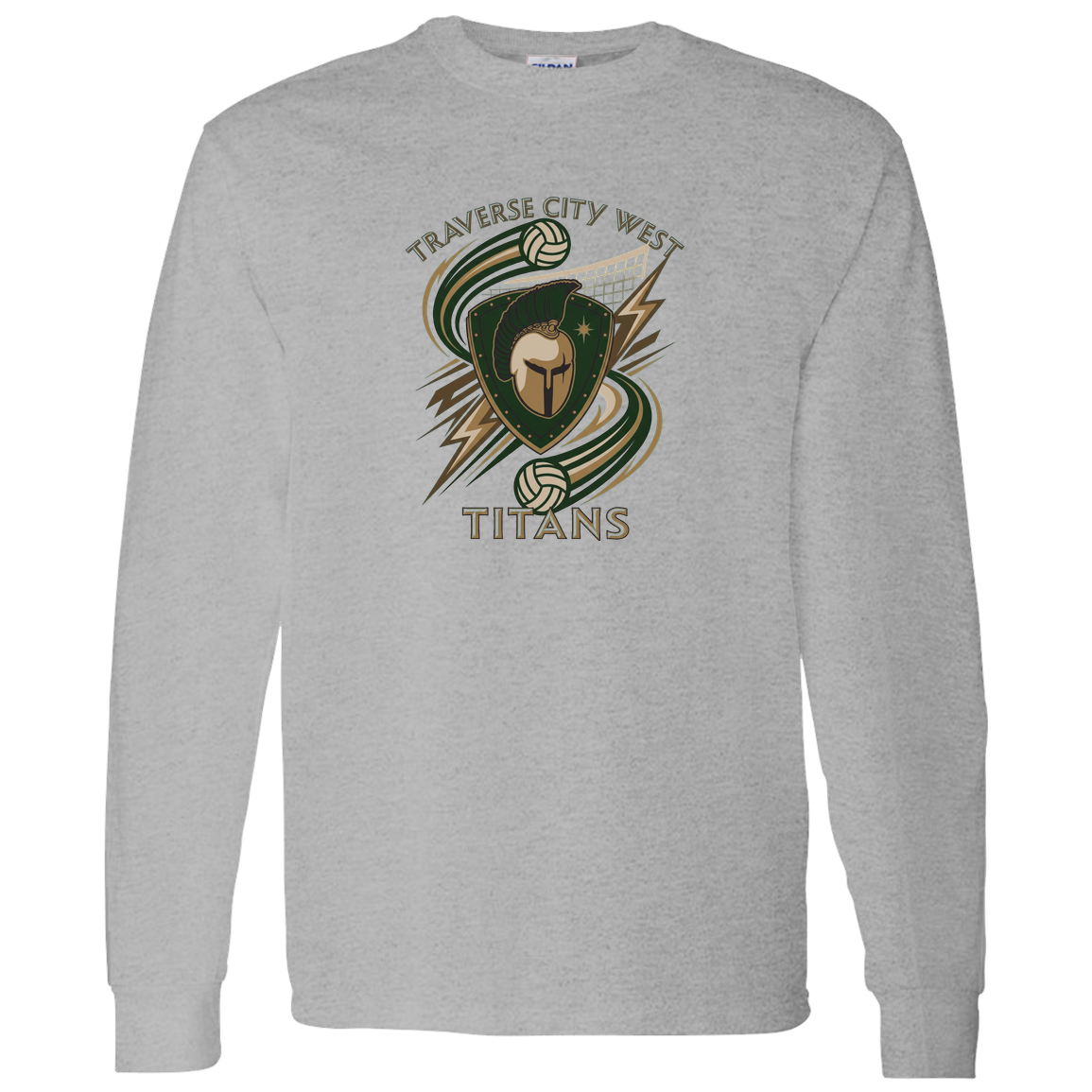tc-titans-volleyball-rally-gildan-ls-t-shirt-5-3-oz — Sport Grey — Front — source sha256 1b03049cebad57c677b535c9bc3620fe91dd4d729a674de0a5f5be402f35d268 — Color position 5