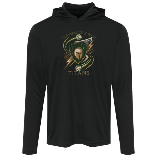 tc-titans-volleyball-rally-sport-tek-mens-competitor-hooded-tee — Black — Front — source sha256 508524b9352e48e852ad9a673171dbf2d8d54101aaa2a88a2a4dfcb1c0521a03 — Color position 1