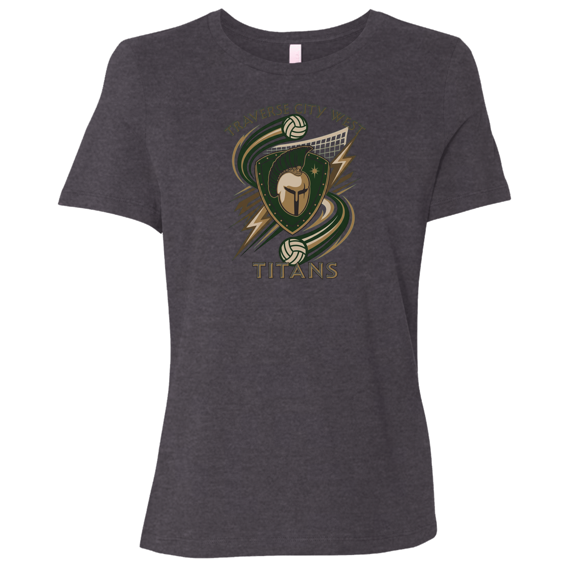 tc-titans-volleyball-rally-bella-canvas-ladies-relaxed-jersey-short-sleeve-t-shirt — Dark Grey Heather — Front — source sha256 6c51647b003c6980fed51104e21771cd33af4daefc65c6eb8c7a2640a9776bd8 — Color position 6