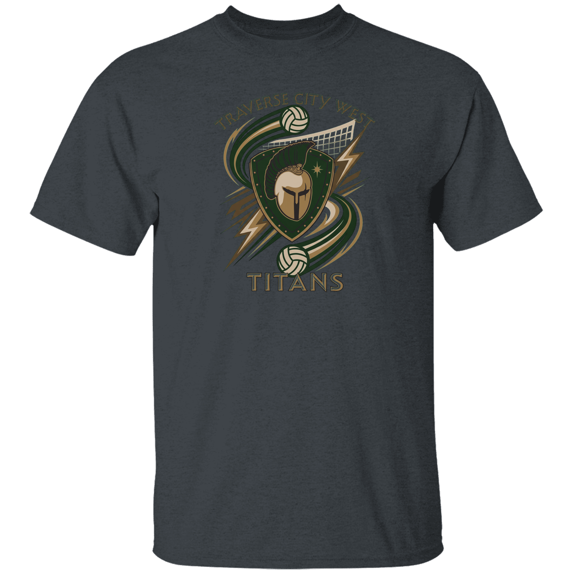 tc-titans-volleyball-rally-gildan-youth-5-3-oz-100-cotton-t-shirt — Dark Heather — Front — source sha256 711dca8dadb4323dadff17d1049d67e4eb296cbf424f37fcadda7d78ad7ed4de — Color position 4