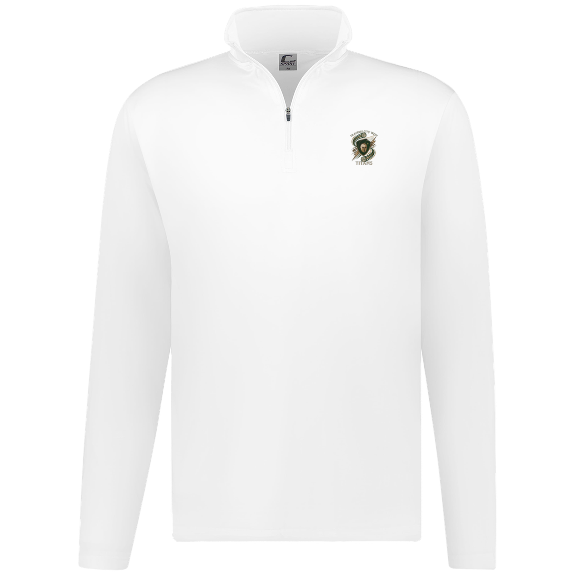 tc-titans-volleyball-rally-c2-mens-1-4-zip-pullover — White — Front — source sha256 be04834beb7ae6e98cf358ce81aaadb569b4fc6edb914a4f9e63ef7d96a50740 — Color position 3