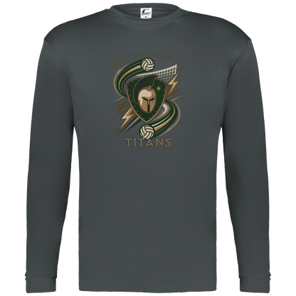 tc-titans-volleyball-rally-c2-mens-performance-long-sleeve-tee — Graphite — Front — source sha256 d30f02383fca8a4398778c47987579c5dadeed3115ad6122e815fa9f1c3f6a6c — Color position 2