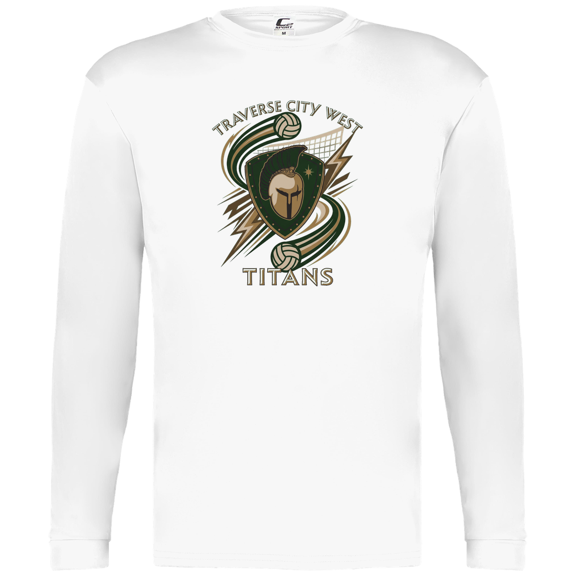 tc-titans-volleyball-rally-c2-mens-performance-long-sleeve-tee — White — Front — source sha256 dcf2ec196b74c101eb7f3a0b409c71a95c5a573ae991aab0cae6150f0825d9d3 — Color position 4
