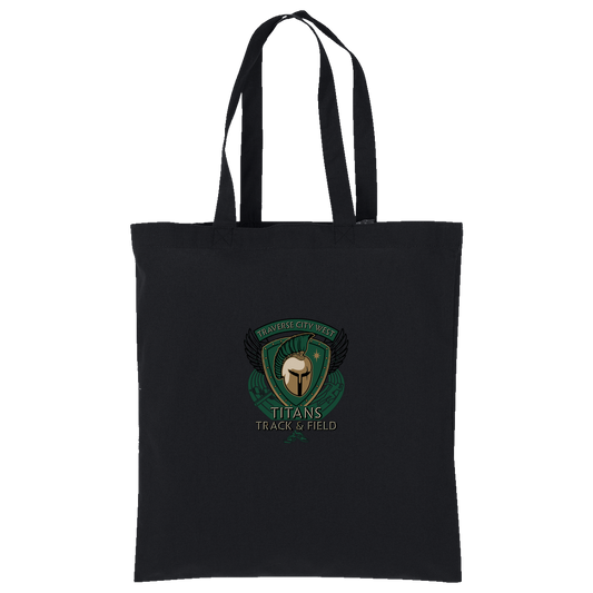 tc-titans-winged-warrior-crest-port-authority-core-cotton-tote — Deep Black — Front — source sha256 068d1d6cec88ba91fb89bde2d7c6c4627c2b4f3e3a8e9f2adde1617b2444e1dd — Color position 1
