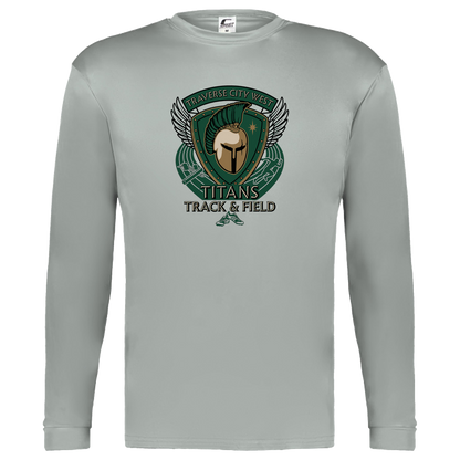 tc-titans-winged-warrior-crest-c2-kids-performance-long-sleeve-tee — Silver — Front — source sha256 100710b9d1d6d02026c3266a855a28345ee8367150e7a4255ff4b373c5ecde30 — Color position 3