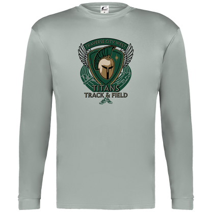 tc-titans-winged-warrior-crest-c2-mens-performance-long-sleeve-tee — Silver — Front — source sha256 21b73464cbd00b231a6b28265ba3c08cbd84c0c4e7b1e1dbd155cd3dd36e60ff — Color position 3