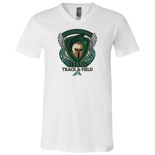 tc-titans-winged-warrior-crest-bella-canvas-unisex-jersey-ss-v-neck-t-shirt — White — Front — source sha256 293e056ba4dc8e613181fbd68951c6693d1c9c68678ade9c891ad4208c81ca3c — Color position 1
