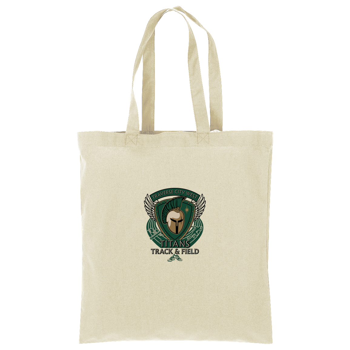 tc-titans-winged-warrior-crest-port-authority-core-cotton-tote — Natural — Front — source sha256 2940d261a4c42ebb7dd99436588473ef6b97d5316303b9284283abd885a92b46 — Color position 2