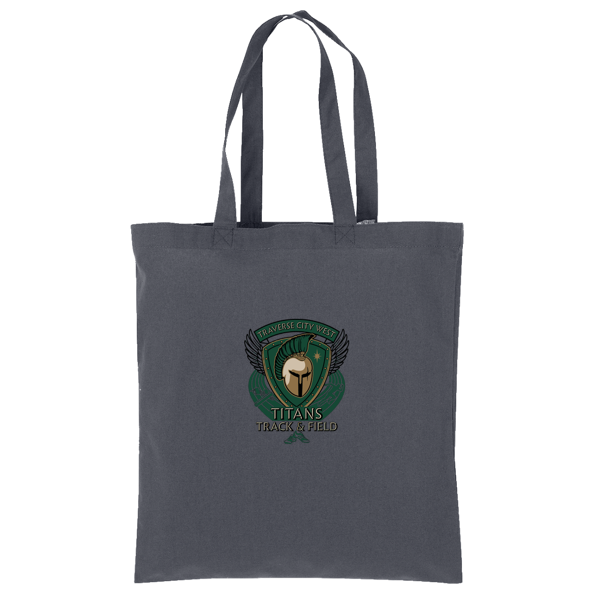 tc-titans-winged-warrior-crest-port-authority-core-cotton-tote — Storm Grey — Front — source sha256 4aa54e35ddea1630b5c796395e96d8fdfe4fefc4914149654c312e416ef5fe5d — Color position 4