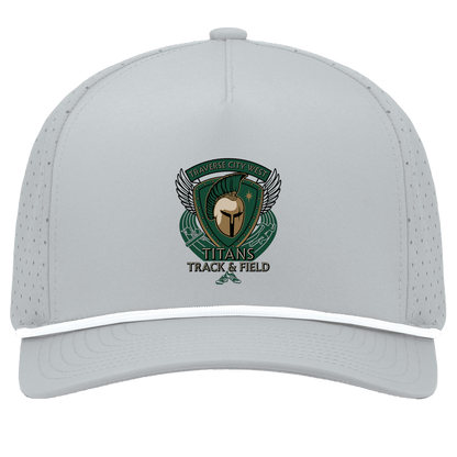 tc-titans-winged-warrior-crest-pacific-headwear-weekender-perforated-snapback-cap — Silver/White — Front — source sha256 59dc2c0b84b3f1bcbf7f8fa84842b01a928f9169deb1438585dbe7753ca50403 — Color position 5