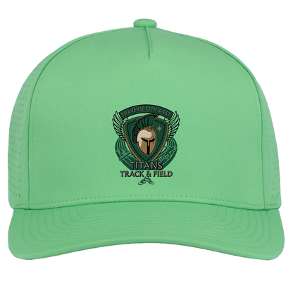 tc-titans-winged-warrior-crest-pacific-headwear-weekender-perforated-snapback-cap — Green — Front — source sha256 5ccf90cef1a6a330cfa53033b8841332183ccb04ce7eb51358300e388f3d1139 — Color position 8