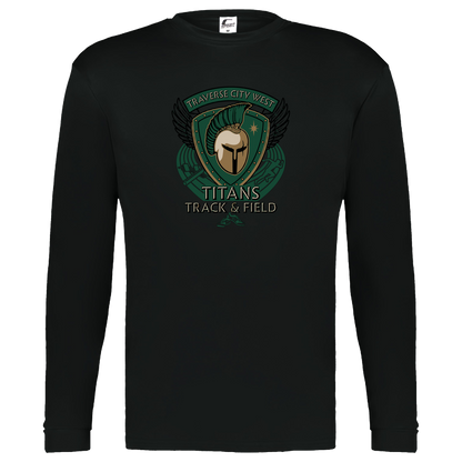 tc-titans-winged-warrior-crest-c2-kids-performance-long-sleeve-tee — Black — Front — source sha256 6500d1574bad841b2486a302ead317be33a56da46e1deeedcde2613c80eff274 — Color position 1