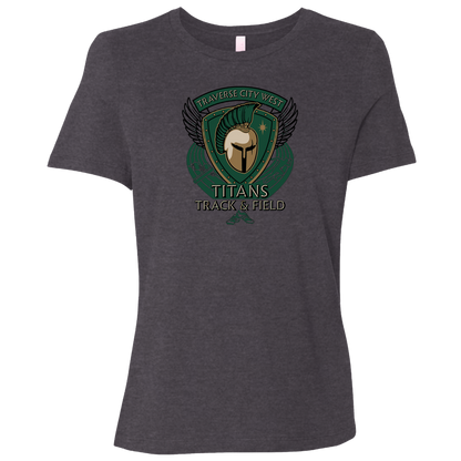 tc-titans-winged-warrior-crest-bella-canvas-ladies-relaxed-jersey-short-sleeve-t-shirt — Dark Grey Heather — Front — source sha256 7ec5f27832b374929b81ea0c3ad054db4527d36c098a5f33ae3281884b5c9238 — Color position 6
