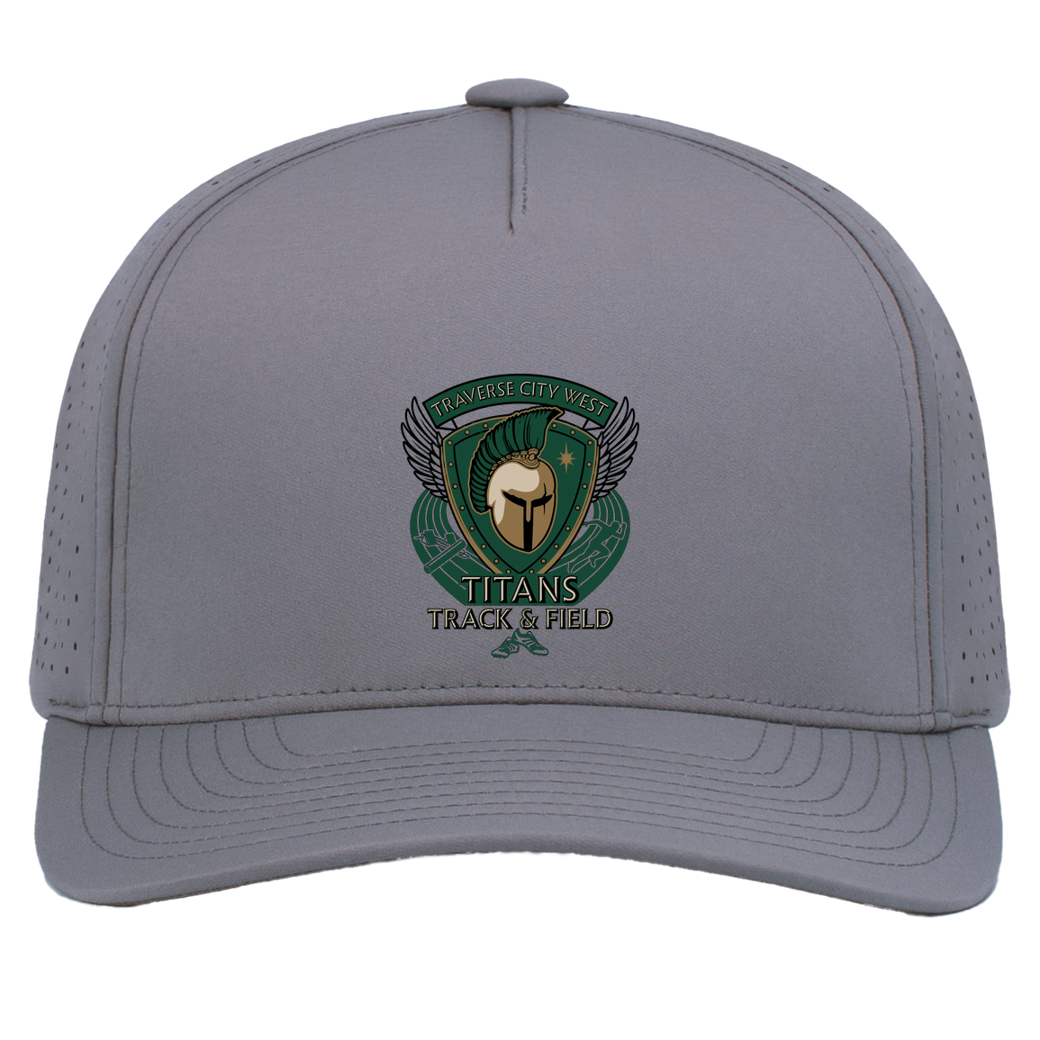 tc-titans-winged-warrior-crest-pacific-headwear-weekender-perforated-snapback-cap — Graphite — Front — source sha256 c2421e9fc702ca1c2d9d6ba051ff87c64034dbf7934a2ab74741aab21f564987 — Color position 4