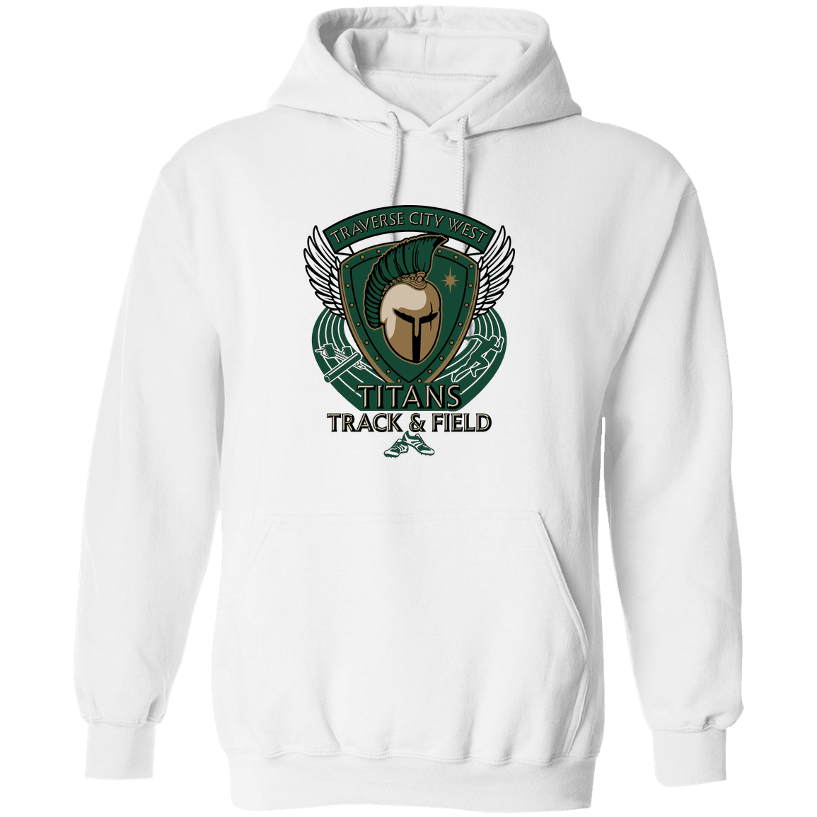 tc-titans-winged-warrior-crest-gildan-pullover-hoodie — White — Front — source sha256 cd04e1615e02b323f0b1ea262d3b530ec606ca43825591f074968c714482a214 — Color position 4