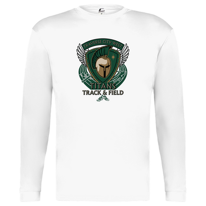 tc-titans-winged-warrior-crest-c2-kids-performance-long-sleeve-tee — White — Front — source sha256 f93b313bfa2dd371cd65b4b4a4a113ef7ca5eee61951039e981e681906f895a0 — Color position 4