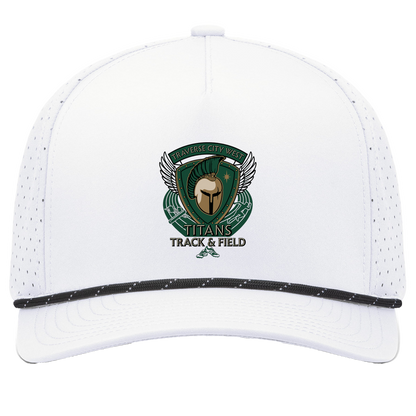 tc-titans-winged-warrior-crest-pacific-headwear-weekender-perforated-snapback-cap — White/Black — Front — source sha256 fc15c24734291cf612049c24d1372ae04b4630b15f7446690849fc119a567d59 — Color position 7
