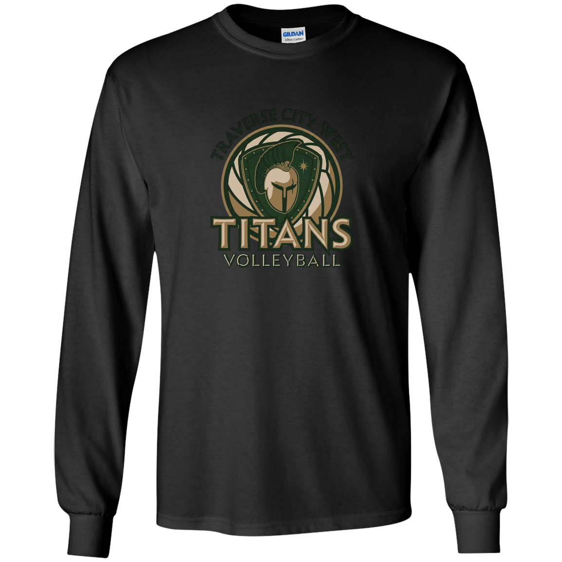 tc-titans-volleyball-bold-mascot-gildan-youth-ls-t-shirt — Black — Front — restored 2026-09-05 — source sha256 ca4b86ddb9dffd0eebc1137c4acc7476460962876071a12562767400b776833c