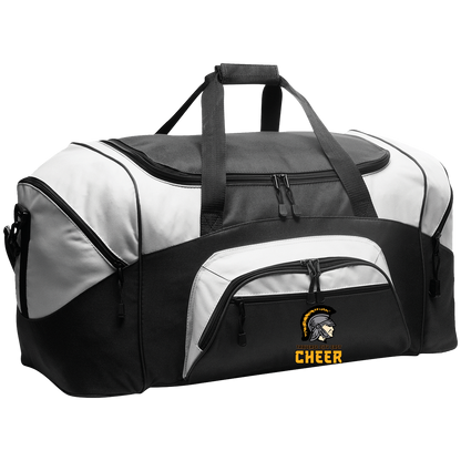 tc-trojans-cheer-basic-port-company-sport-duffel Black/Gray