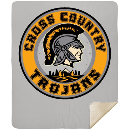 tc-trojans-cross-country-crest-mshm-premium-sherpa-blanket-50x60 — Silver — Front — source sha256 01642f3d83c2d8a38a0a98167f4b3db208848b6f31ab972e6398a7e5923ca61c — Color position 4