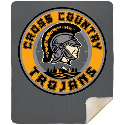 tc-trojans-cross-country-crest-mshm-premium-sherpa-blanket-50x60 — Gray — Front — source sha256 0461d1add3dff598c3a827ebfbd2f8161818f2ab83d6e511557b6fec7312f702 — Color position 3