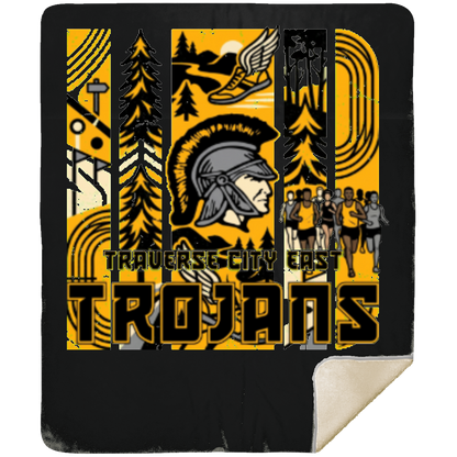 tc-trojans-cross-country-tiles-mshm-premium-sherpa-blanket-50x60 — Black — Front — source sha256 faf4f393136c4c7251527ed31062b71e063e25b834c1e12f0134b694172654af — Color position 2