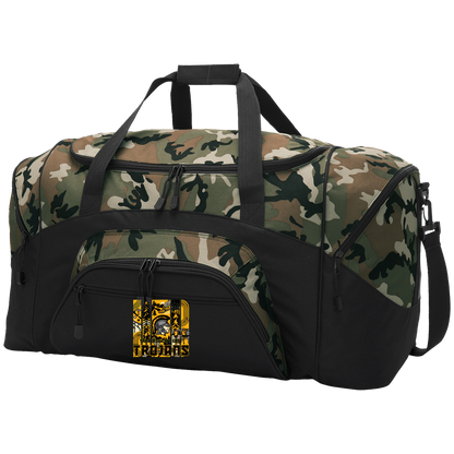 tc-trojans-cross-country-tiles-port-company-sport-duffel Black/Camouflage