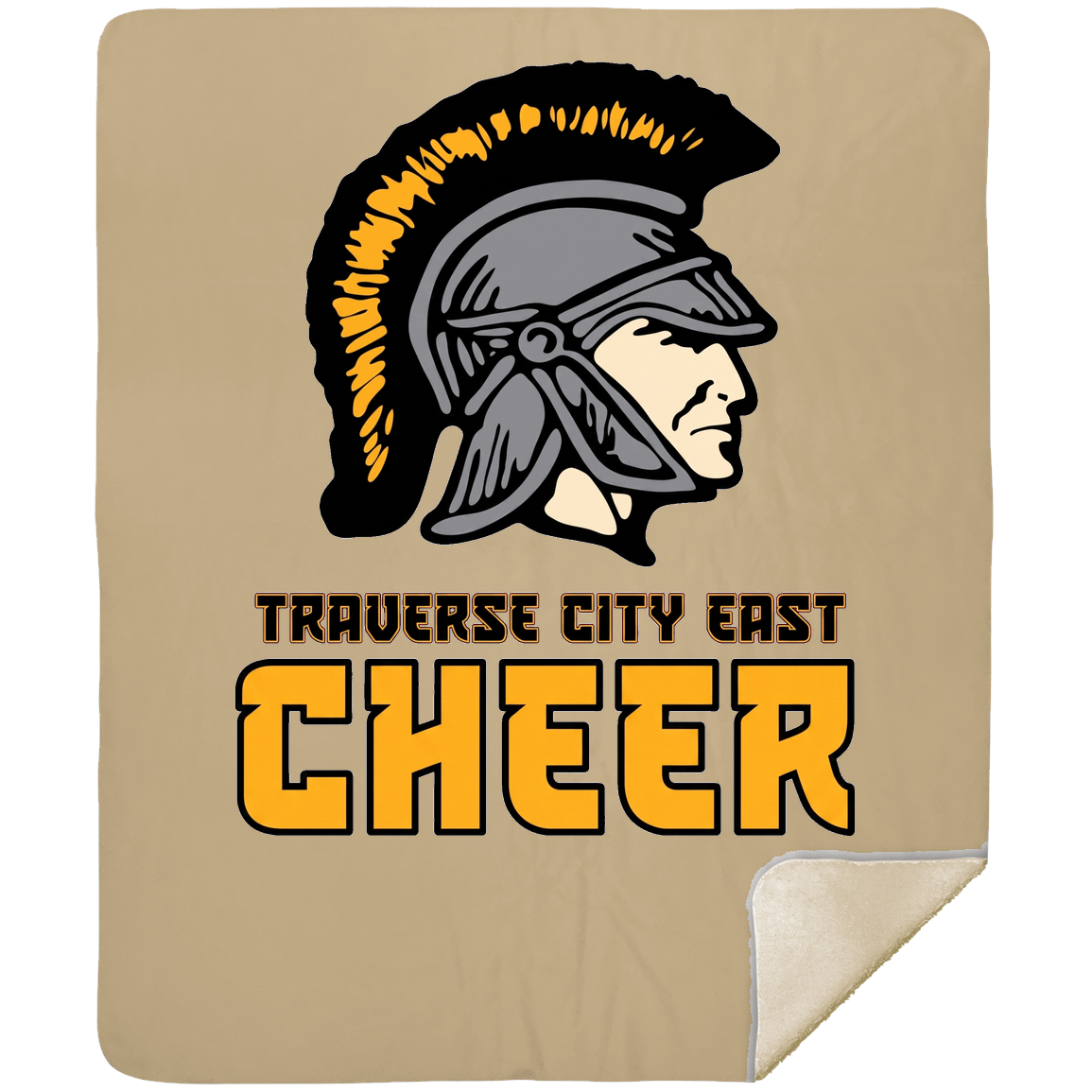 tc-trojans-cheer-basic-mshm-premium-sherpa-blanket-50x60 — Tan — Front — source sha256 dba4e1ecb40d1af989eadb815f18ce609ebe80fc5b163a6d718e83dcef3e5ca1 — Color position 5