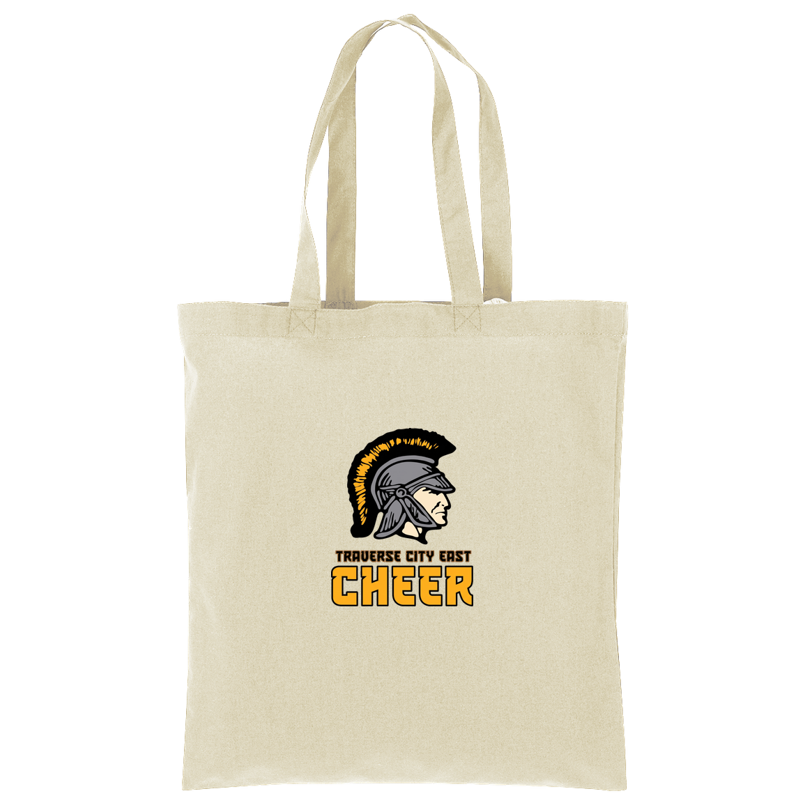 tc-trojans-cheer-basic-v2-port-authority-core-cotton-tote — Natural — Front — source sha256 2b3f1f05bcb81d1dcf448c6283c15c577c6075a63bb3b375bcf41fe42a9c0879 — Color position 2
