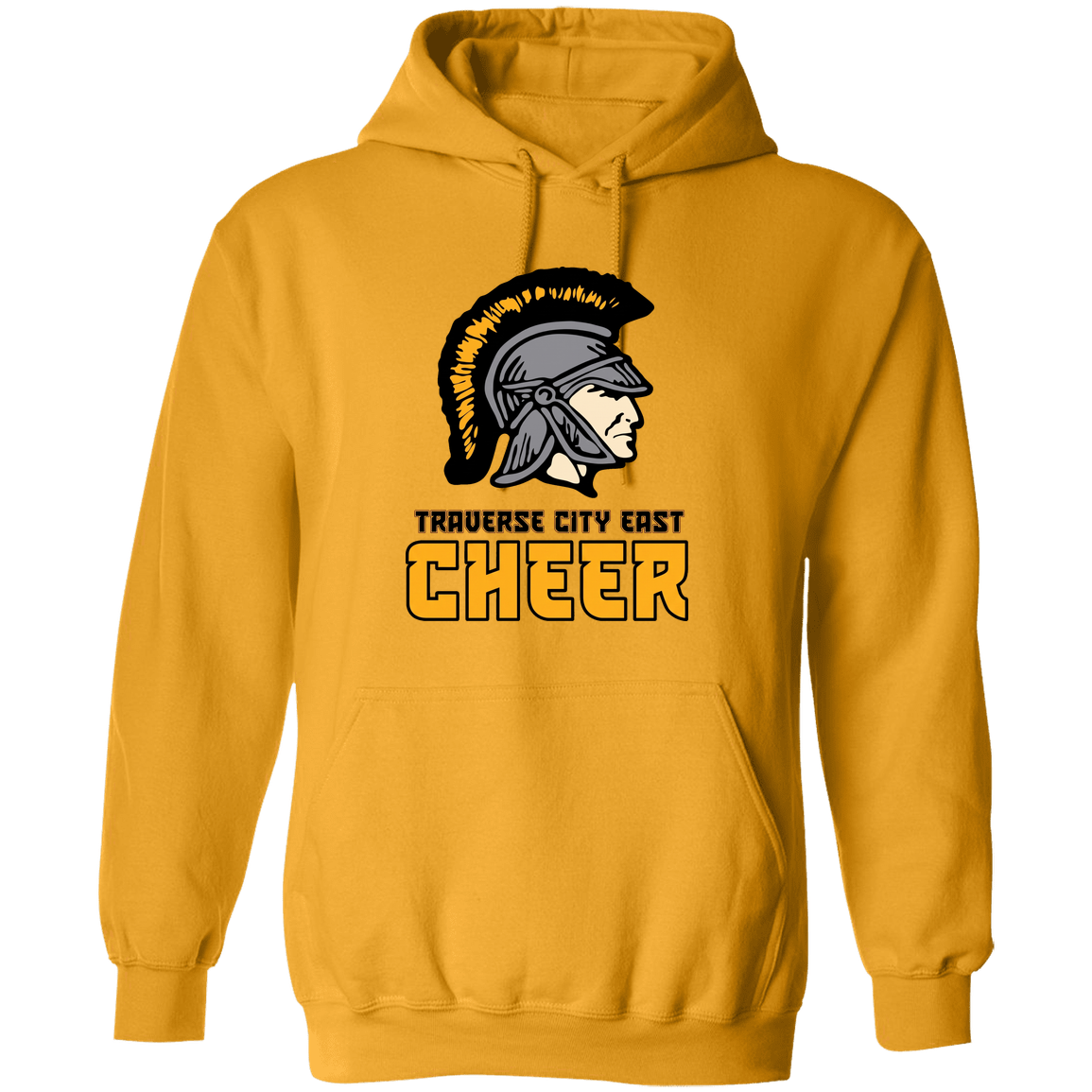 tc-trojans-cheer-basic-v2-gildan-pullover-hoodie — Gold — Front — source sha256 721406977ca301fa250fb541c86cc678b5c73e1016f45d478ad023ba6b1be817 — Color position 7