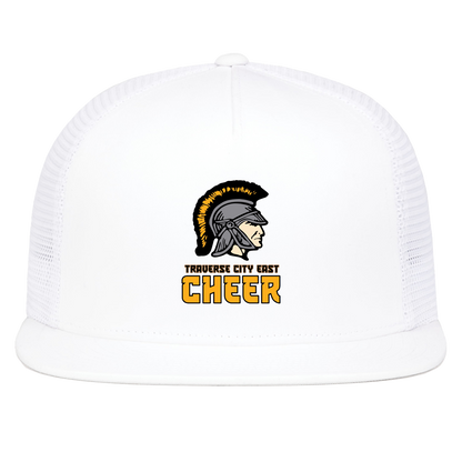 tc-trojans-cheer-basic-v2-pacific-headwear-d-series-5-panel-trucker-snapback-cap — White — Front — source sha256 aa6f32a8e0e5c4c1c2c78da5eb96926fb264db16e07b4b5337cd46749a3eb0d7 — Color position 5