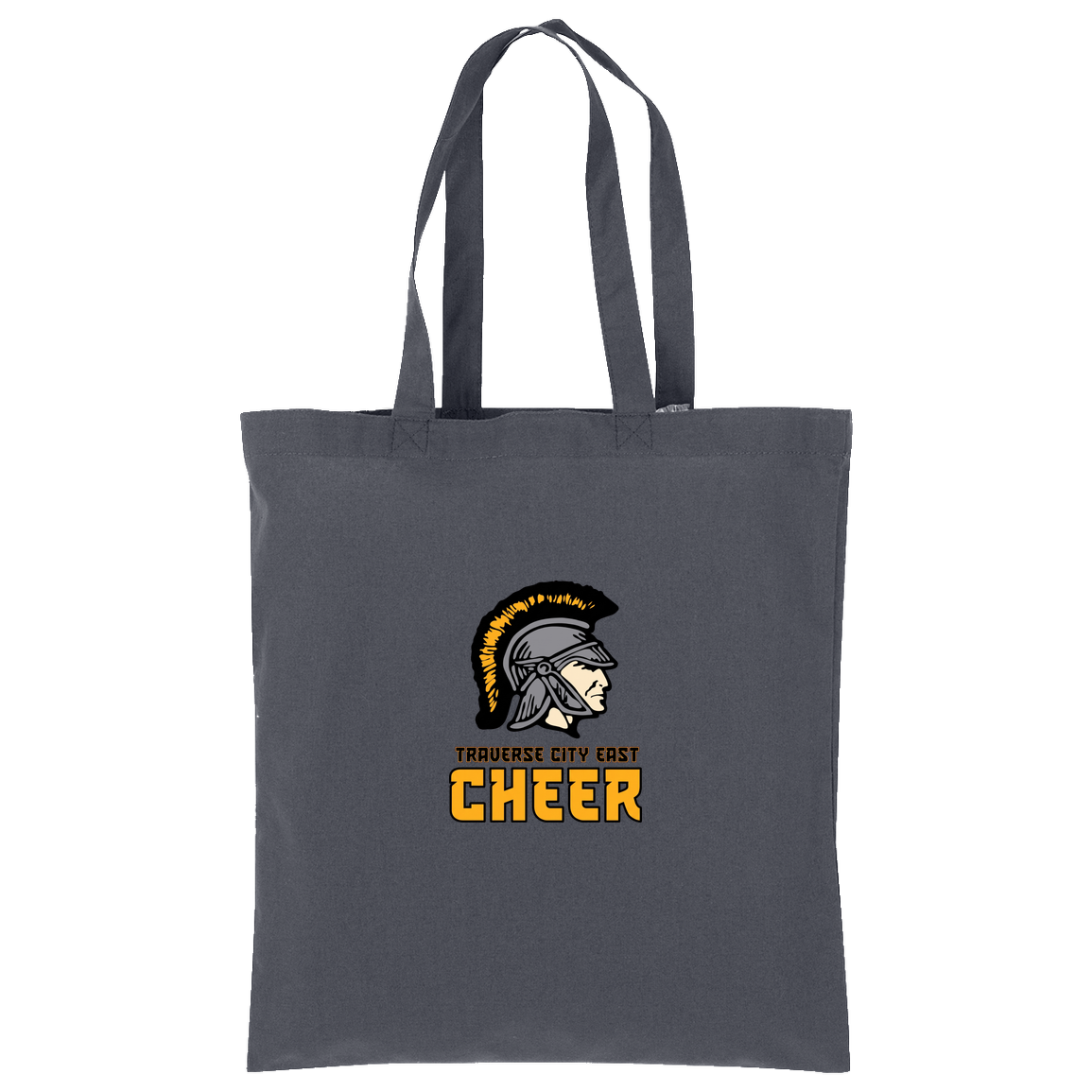 tc-trojans-cheer-basic-v2-port-authority-core-cotton-tote — Storm Grey — Front — source sha256 ae0c04e4b71e4ba6dcad275703920b34222ca08f6eb05c9384e0709a8e5a2e1c — Color position 4