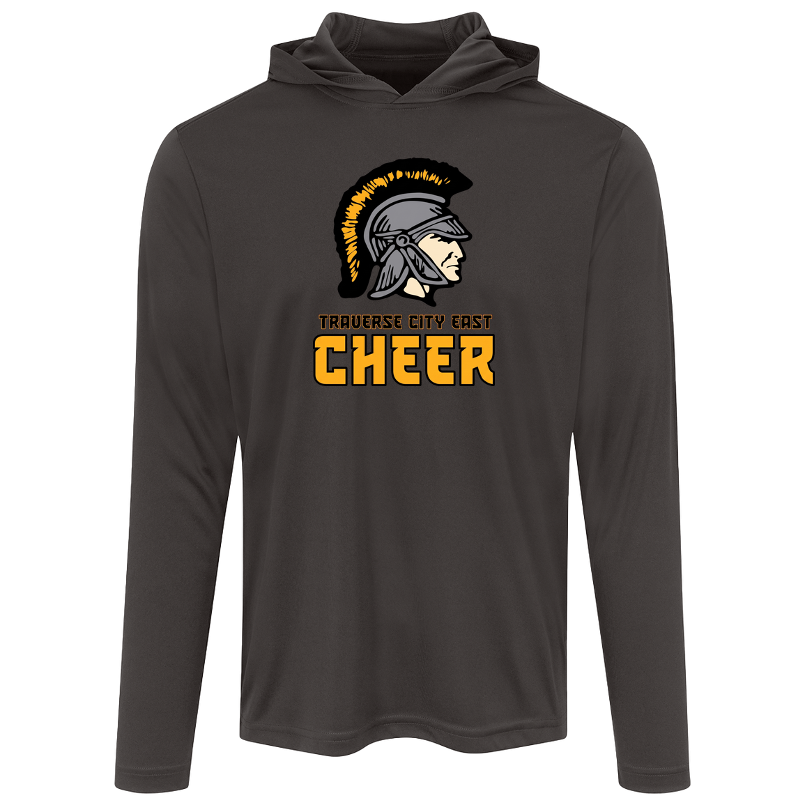 tc-trojans-cheer-basic-v2-sport-tek-mens-competitor-hooded-tee — Iron Grey — Front — source sha256 df315537ed493e2963f2c527ae56c3f64a37d0ce2dc490a438b9820e7f6c11c2 — Color position 2