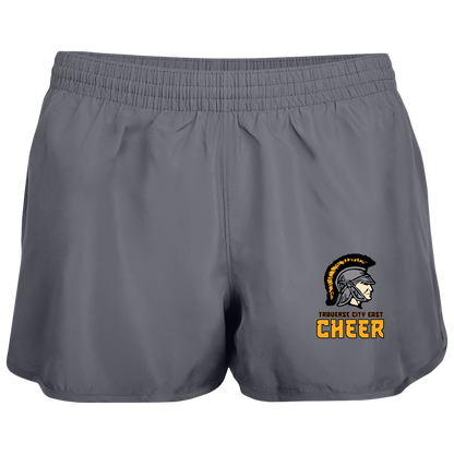 tc-trojans-cheer-basic-v2-augusta-ladies-wayfarer-running-shorts — Graphite — Front — source sha256 f2dc1e8c43076c1a3b0c3bc8c010c46352fce86a69a87065295bb5bf2e96a633 — Color position 2