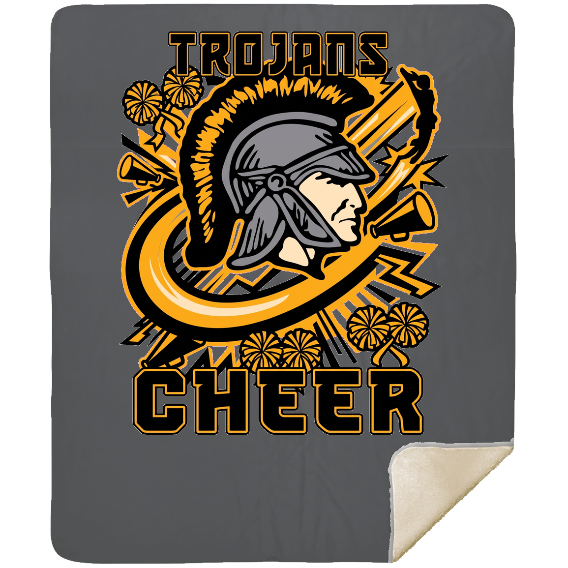 tc-trojans-cheer-rally-mshm-premium-sherpa-blanket-50x60 — Gray — Front — source sha256 64de7b18ccc74eba920100add4957052622a69987682d51381b2761f1b66f4d4 — Color position 3