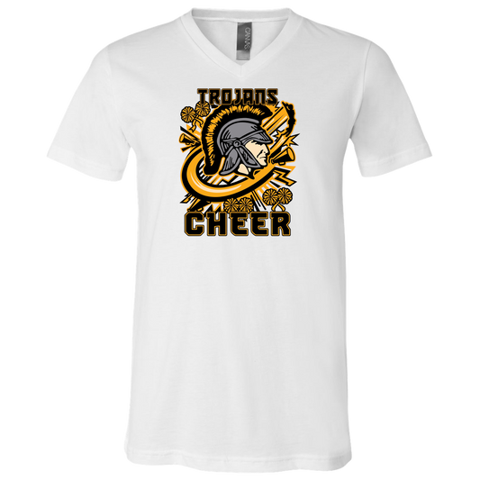 tc-trojans-cheer-rally-v2-bella-canvas-unisex-jersey-ss-v-neck-t-shirt — White — Front — source sha256 0cbbe6f485ee92e9cee08916efc3d9c6459c041faaaa119534aad9a6c45b4514 — Color position 1