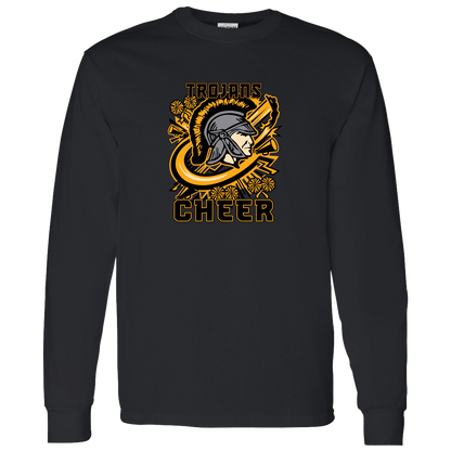 tc-trojans-cheer-rally-v2-gildan-ls-t-shirt-5-3-oz — Black — Front — source sha256 9bb4f012ac16efc276f75f49fe1ccf50b57d1981a11dcb3521af80e90b82bec7 — Color position 4
