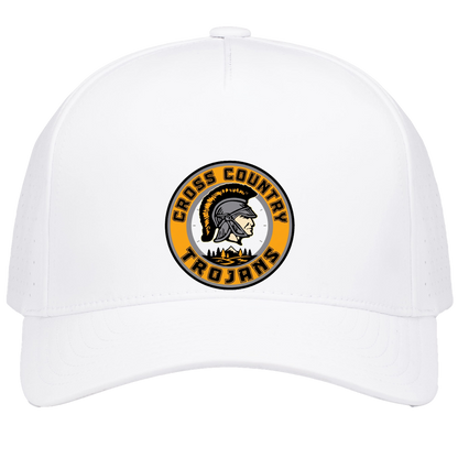 tc-trojans-cross-country-crest-v2-pacific-headwear-weekender-perforated-snapback-cap — White — Front — source sha256 11266087a5aa2952e89e4724eab5fe19204057565ba8e70e85364a9e6ca21b0a — Color position 6