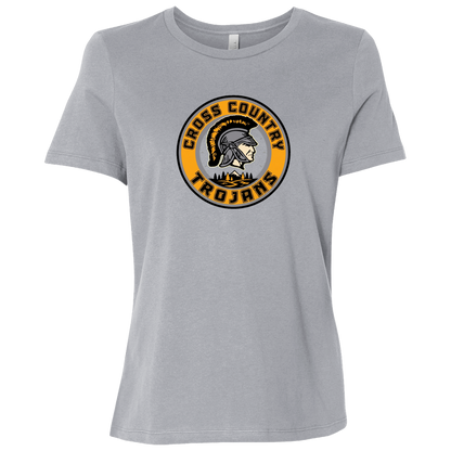 tc-trojans-cross-country-crest-v2-bella-canvas-ladies-relaxed-jersey-short-sleeve-t-shirt — Athletic Grey — Front — source sha256 17e92610213a62978231778437babace9f1a20f29a881ebfd90adbb3b1209724 — Color position 3