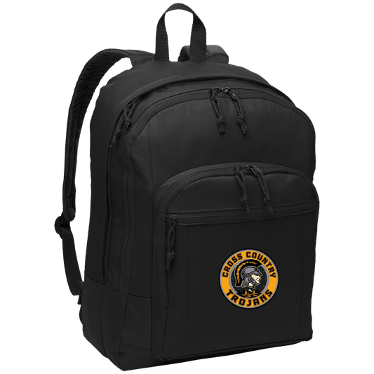 tc-trojans-cross-country-crest-v2-port-authority-basic-backpack — Black — Front — source sha256 6980125f7dcb2cede2581fff88c97f4a37c9fc911ce305e8db11c892ebc8bea4 — Color position 1
