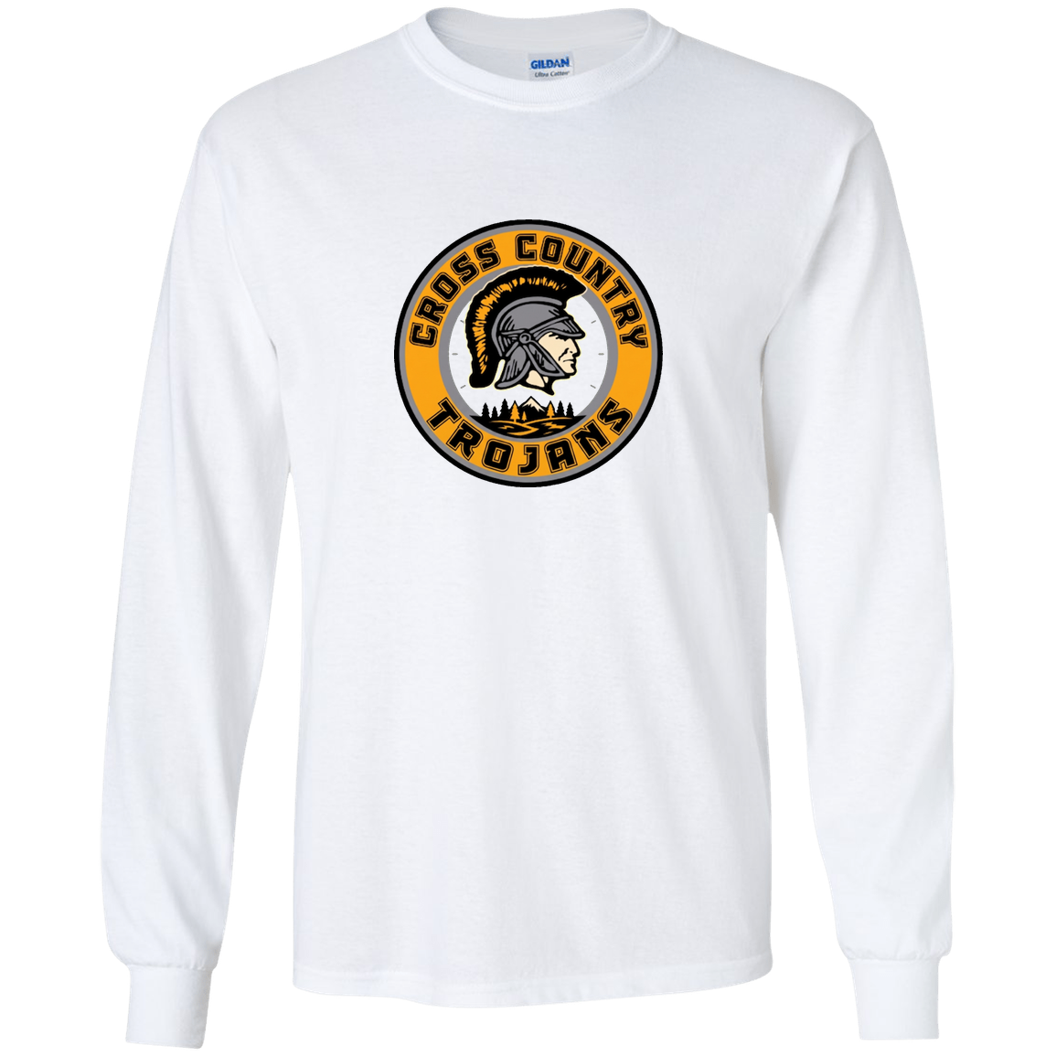 tc-trojans-cross-country-crest-v2-gildan-youth-ls-t-shirt — White — Front — source sha256 90cc7fff34c4fb00103850fcb0ca7ea6ddc82b2222ef58163cdb9a90fddf6195 — Color position 2