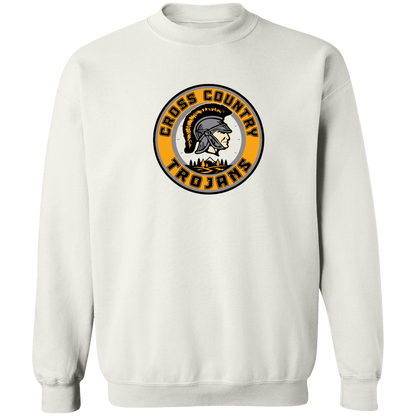 tc-trojans-cross-country-crest-v2-gildan-crewneck-pullover-sweatshirt — White — Front — source sha256 9815c66c165f4457d053e7e48fdbf04edb4b60a7a1e77ebab908f6a757560b88 — Color position 3