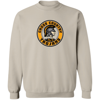 tc-trojans-cross-country-crest-v2-gildan-crewneck-pullover-sweatshirt — Sand — Front — source sha256 ba3ed6e7a6f84bfc3ccb17496360fda9c3083d8c1f4ebf2933227840ce867934 — Color position 5