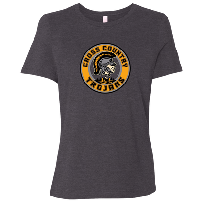 tc-trojans-cross-country-crest-v2-bella-canvas-ladies-relaxed-jersey-short-sleeve-t-shirt — Dark Grey Heather — Front — source sha256 c85535b8245deed6378db076f325ac226788196eb82f30d9cc159bdf1cca4edd — Color position 6