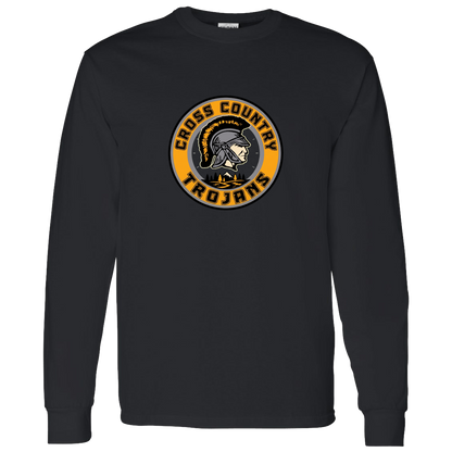 tc-trojans-cross-country-crest-v2-gildan-ls-t-shirt-5-3-oz — Black — Front — source sha256 ddc3b7b60f70ee1e98b6e289bffd4626660b7d8854da096507e575bfd4c10460 — Color position 4