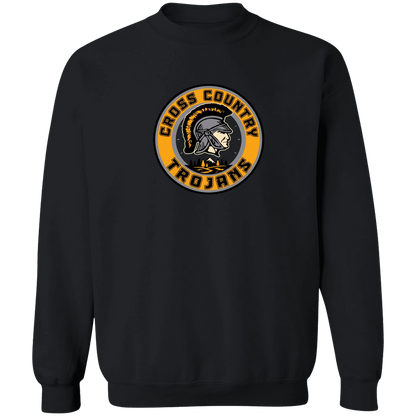 tc-trojans-cross-country-crest-v2-gildan-crewneck-pullover-sweatshirt — Black — Front — source sha256 e18ffb78995a3a7c0037bb11a396aba25567ebbeb7effc5620b389351a2509be — Color position 4