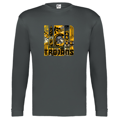 tc-trojans-cross-country-tiles-v2-c2-kids-performance-long-sleeve-tee — Graphite — Front — source sha256 0e9e8702547c5d6aaabcc10e708bc709cb17c4e66423cefcdf41c3ef0db22382 — Color position 2