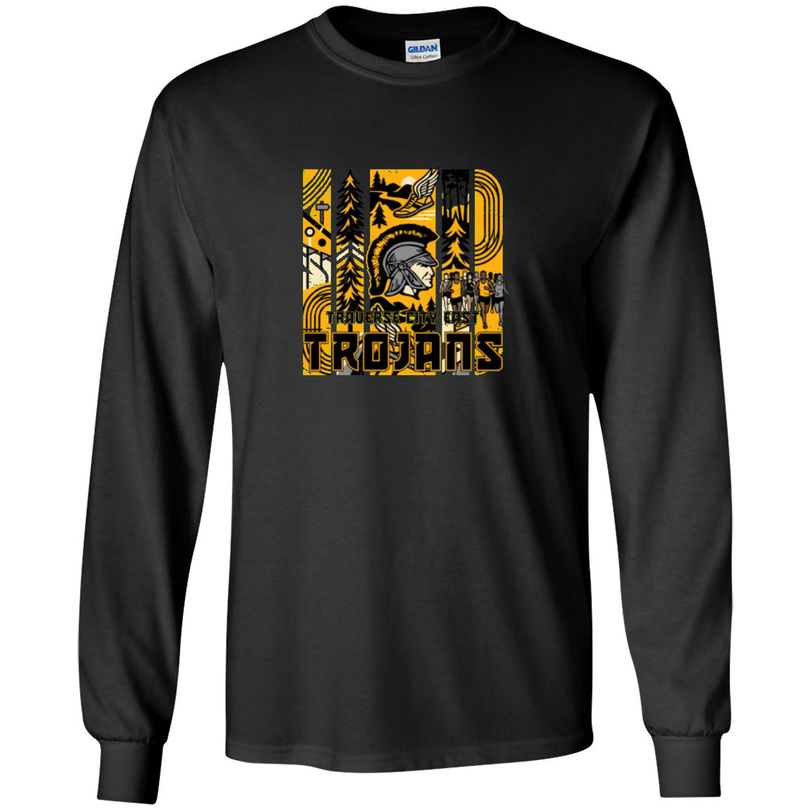 tc-trojans-cross-country-tiles-v2-gildan-youth-ls-t-shirt — Black — Front — source sha256 287099b9a6591da9889bae7cb2a569ad6d791b6ea27cc3678fb4c018b7693b2f — Color position 3