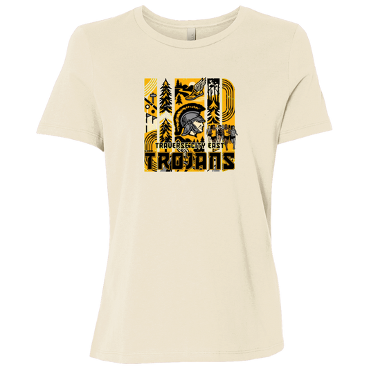 tc-trojans-cross-country-tiles-v2-bella-canvas-ladies-relaxed-jersey-short-sleeve-t-shirt — Natural — Front — source sha256 2bf09d7cf85bd277bb968f3b783569ed36ed52248cc4857d04e7e06bb3017e28 — Color position 1